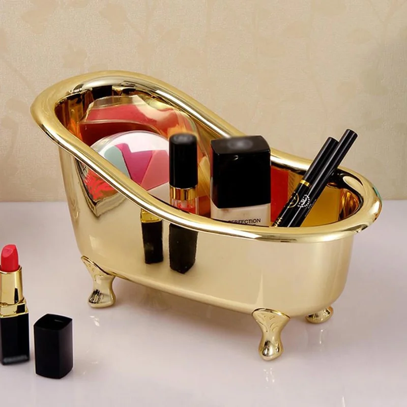 Bar Cart Gold - Mini küvet sabun takı saklama kutusu