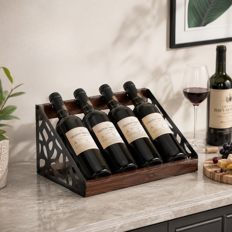 Ev Barı Ahşap Şaraplık Şarap Ş - Home Bar Shelves incelemesi ve fiyatı