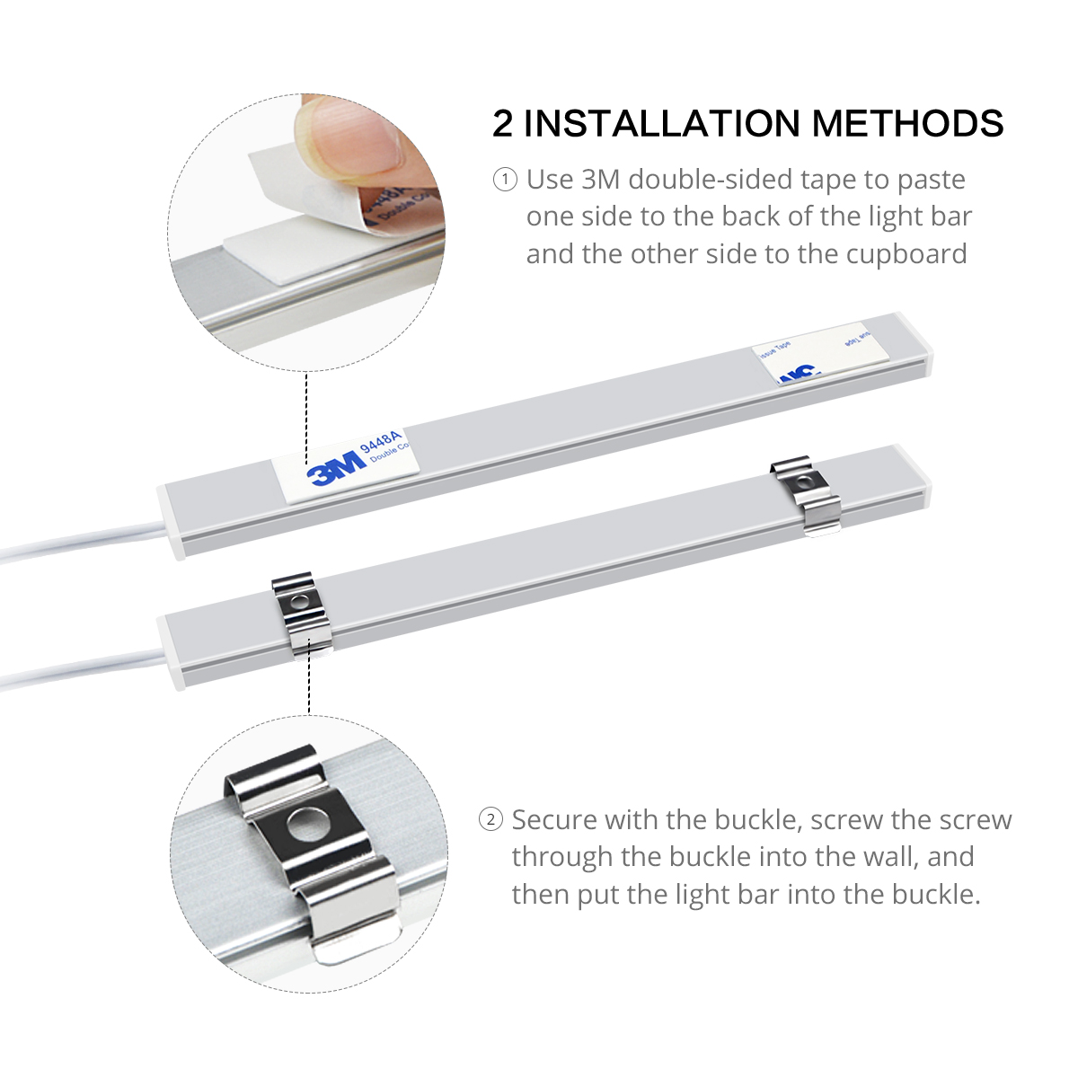 50CM 40CM LED dolap çubuğu ışı - Home Bar And Cabinet incelemesi ve fiyatı