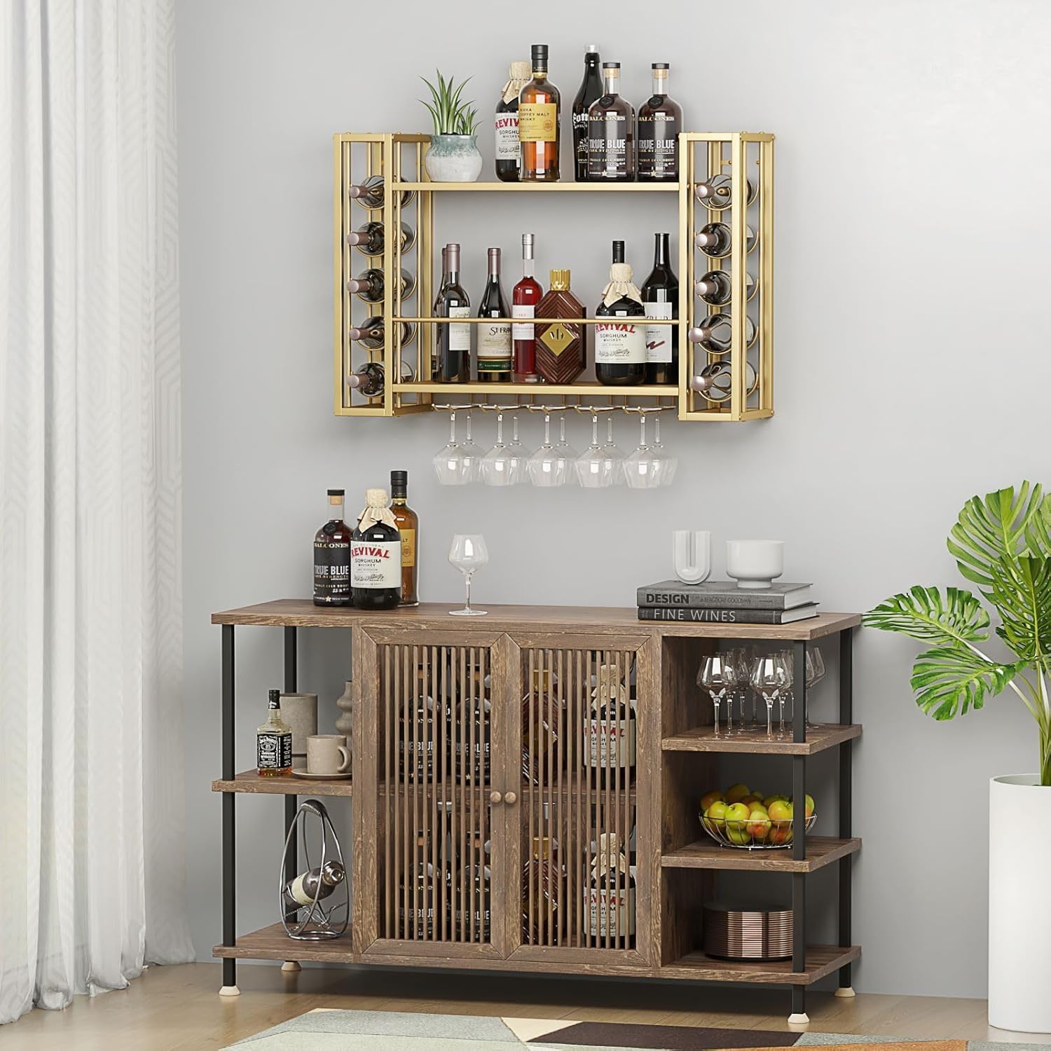 Duvara Monte Şarap Rafı, Şarap - Home Bar Shelves incelemesi ve fiyatı