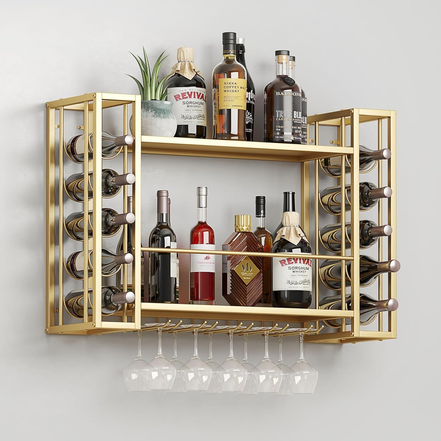 Duvara Monte Şarap Rafı, Şarap - Home Bar Shelves incelemesi ve fiyatı